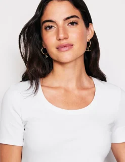 Boden Tops & T-Shirts-T-shirt essentiel en jersey Blanc