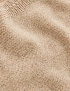 Boden Cachemire|Tenues De Travail-T-shirt Eva en cachemire Chinchilla Chiné