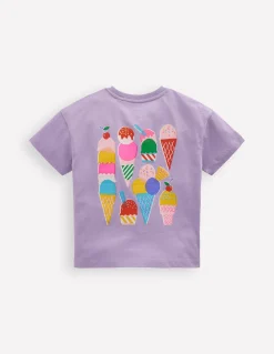 Boden Tops & T-Shirts-T-shirt imprimé à manches courtes Glaces violet