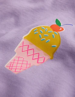 Boden Tops & T-Shirts-T-shirt imprimé à manches courtes Glaces violet