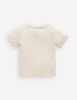 Boden Tops & Bodies-T-shirt manches courtes à logo Crabe écru