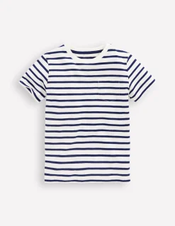 Boden Tops & T-Shirts-T-shirt manches courtes pour tous les jours Bleu universitaire/écru