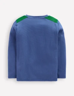 Boden Tops & T-Shirts-T-shirt nid d’abeille Colourblock régate