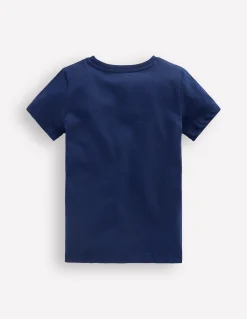 Boden Tops & T-Shirts-T-shirt phosphorescent Pieuvre bleu médiéval