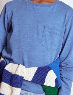 Boden Tops & T-Shirts-T-shirt pour tous les jours à manches longues Rivière bleue