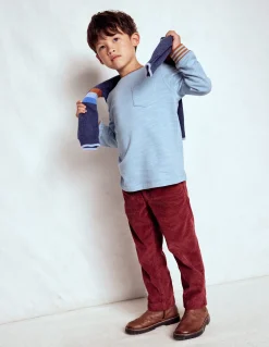 Boden Tops & T-Shirts-T-shirt semi-épais cosy Bleu glacier