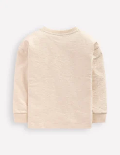 Boden Tops & T-Shirts-T-shirt semi-épais décontracté Avoine chine