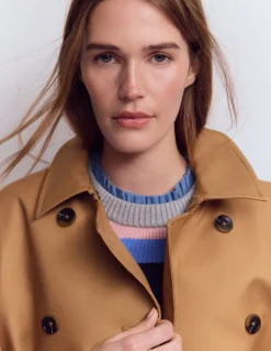 Boden Tops & T-Shirts-T-shirt volanté ultra-doux Bleu capitaine