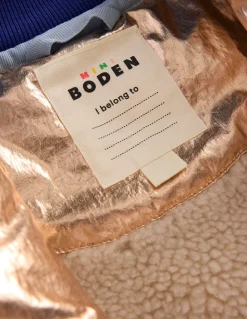 Boden Manteaux & Vestes-Veste bomber fun Vague métallisée