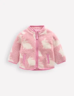 Boden Manteaux & Vestes-Veste douillette en borg Lapins rose