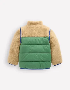 Boden Manteaux & Vestes-Veste 2-en-1 en borg Mélange mousse hivernale