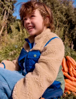 Boden Manteaux & Vestes-Veste 2-en-1 en borg Mélange mousse hivernale