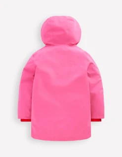 Boden Manteaux & Vestes-Veste imperméable fantaisie Monstre rose sorbet