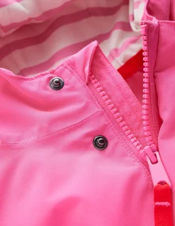 Boden Manteaux & Vestes-Veste imperméable fantaisie Monstre rose sorbet