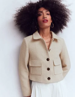 Boden Manteaux & Vestes-Veste Lisburn à poches plaquées Couleur neutre