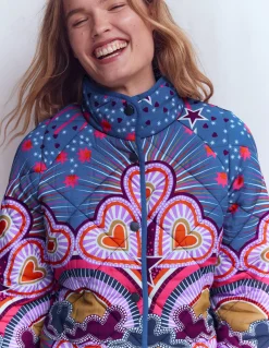 Boden Manteaux & Vestes-Veste matelassée imprimée Multi, motif original