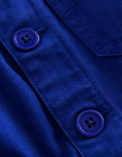 Boden Manteaux & Vestes-Veste style vêtement de travail en toile Bleu sodalite
